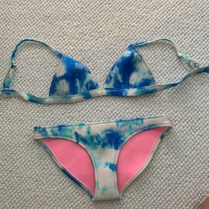 Traingl Tie Dye Bikini